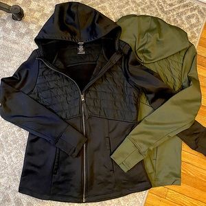 BUNDLE! Women’s lightweight athletic jackets. S (4-6). Avia. Green and black.